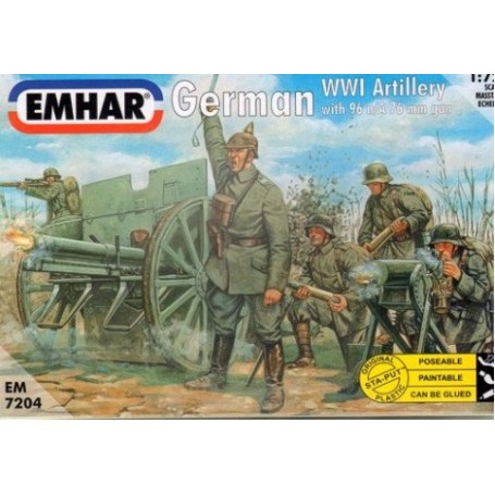 EMHAR 7204 Figurer German WWI Artillery