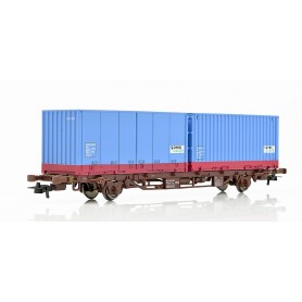 NMJ 611108 Containervagn Lgjns "Green Cargo"