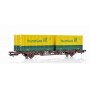 NMJ 507112 Containervagn CargoNet med 2 st 23"" containrar "Tollpost Globe"