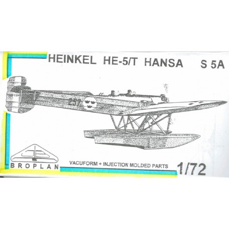 Broplan MS38 Flygplan Heinkel HE-5/T Hansa S5A