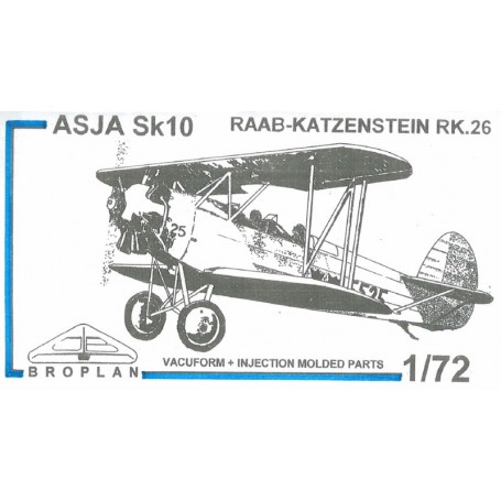 Broplan MS45 Flygplan ASJA Sk10 RAAB-Katzenstein RK.26