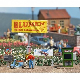 Busch 7714 Diorama "Blümen"