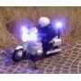 Bicyc Led 168851DK Motorcykel med belysning "Dansk Polis"