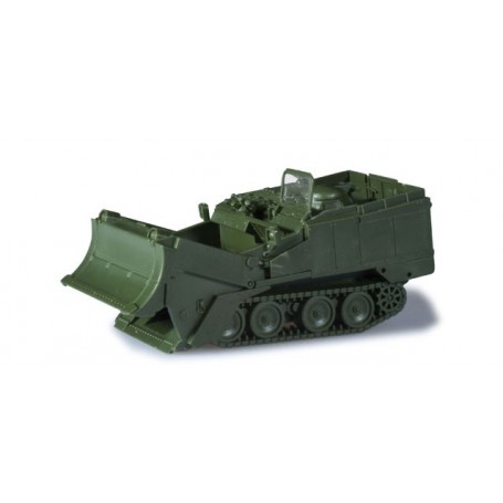 Herpa 744829 M901 armored recovery vehicle with bulldozer blade (U.S.)