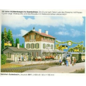 Vollmer 3511 Station "Durlesbach", mått 420 x 130 x 155 mm
