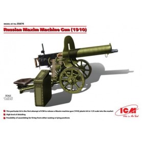 ICM 35674 Russian Maxim Machine Gun 1910