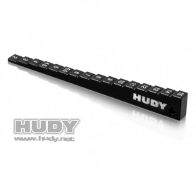 Hudy 107713 Chassis Ride Height Gauge Stepped 0 mm to 15 mm, 1 st