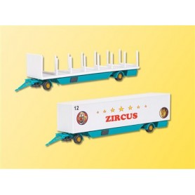 Kibri 14658 Circustrailer "Zircus", 2 st