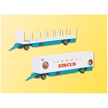Kibri 14658 Circustrailer "Zircus", 2 st