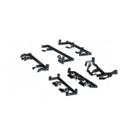 Herpa 053679 Accessory Truck mirror Volvo 2014 / Mercedes-Benz Actros 2011 / Scania 2013 (5 sets for each vehicle type)