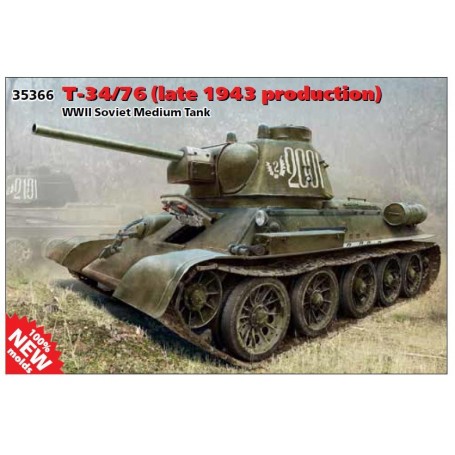 ICM 35366 Tanks T-34/76 (late 1943 production)