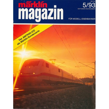 Kataloger KAT349 Märklin Magazin 5/93 Tyska