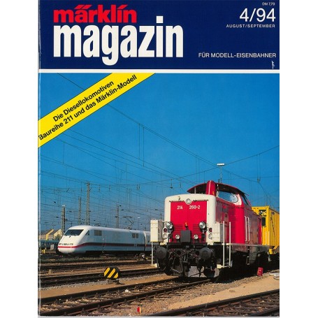 Kataloger KAT354 Märklin Magazin 4/94 Tyska