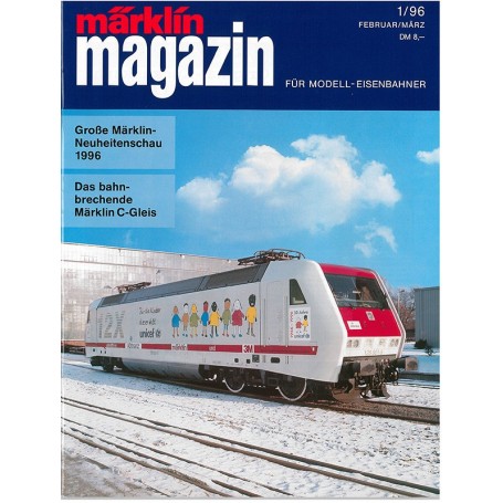 Kataloger KAT363 Märklin Magazin 1/96 Tyska