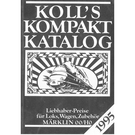 Böcker BOK221 Kolls Värderingsbok för Märklin 1995, pocket