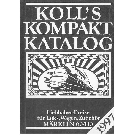 Böcker BOK222 Kolls Värderingsbok för Märklin 1997, pocket