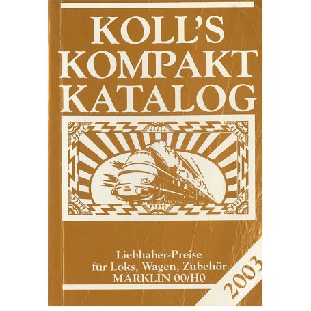 Böcker BOK223 Kolls Värderingsbok för Märklin 2003, pocket