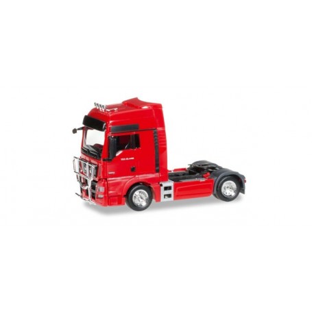 Herpa 302029-3 MAN TGX XXL Euro 6 rigid tractor with accessories, flame red