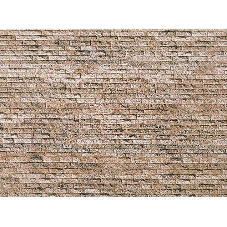 Faller 222563 Murplatta "Basalt", mått 25,0 x 12,5 cm, papp