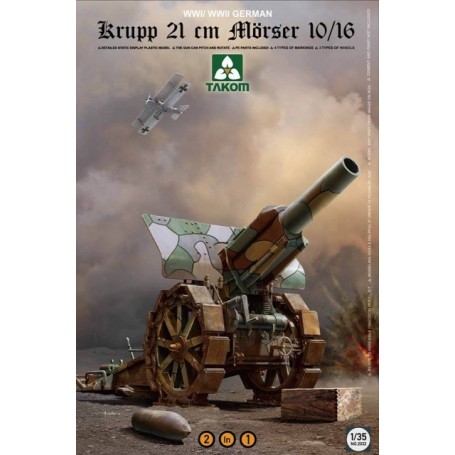 Takom 2032 Krupp 21 cm Mörser 10/16