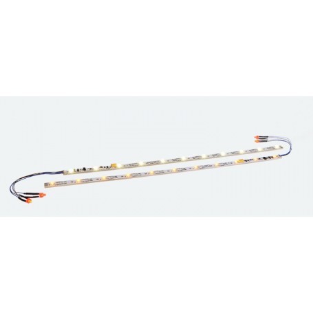 ESU 50700 LED lighting strip with taillight, 255mm, 11 LEDs, "warm-white"