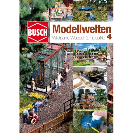 Busch 999814 Landskapskatalog med byggtips "Natur Pure - Wildpark, Wasser & Industrie - nr 4