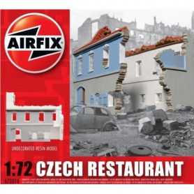 Airfix 75016 Czech Restaurant, färdigmodell i resin, omålad