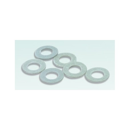 Peco R-8 R-8 Bricka, typ OO/6, fiber, mått 1.58mm (1/16in) dia. hole for use on rolling stock axles, 6 st