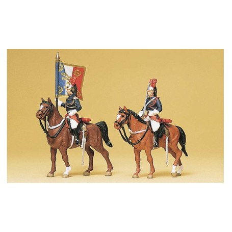 Preiser 10460 Garde Républicaine till häst, 2 st