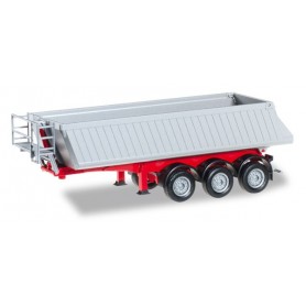Herpa 076548-2 Schmitz dump trailer, 3a, red
