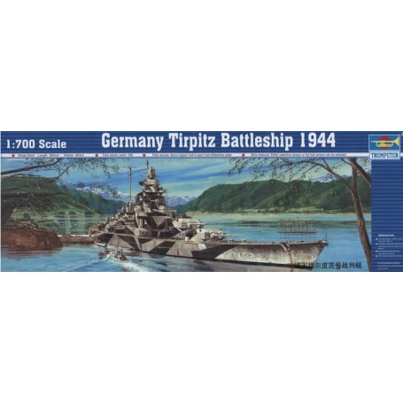 Trumpeter 05712 Fartyg Germany Tirpiz Battleship 1944