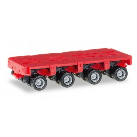 Herpa 053518-2 Goldhofer axles THP-SL 4a, red
