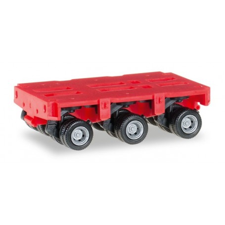 Herpa 053501-2 Goldhofer axles THP-SL 3a, red