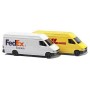 Busch 8304 Set med 2 st Vans "FedEx och DHL"