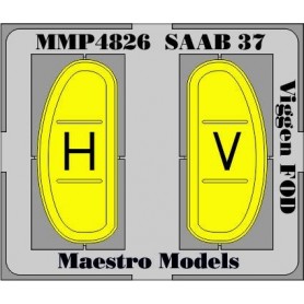 Maestro Models P4826 SAAB 37 Viggen air intake FODs