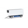 Herpa 076777 Refrigerated-trailer 2-achs, blue/white