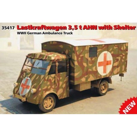 ICM 35417 Lastkraftwagen 3,5 t AHN with shelter