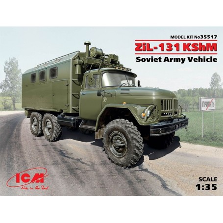 ICM 35517 Zil-131 KShm "Soviet Army Vehicle"