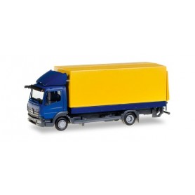 Herpa 307420 Mercedes-Benz Atego canvas truck with liftgate, unprinted