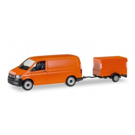 Herpa 093071 VW T6 with canvas-trailer