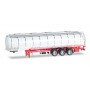 Herpa 075619-2 Jumbo tank trailer 3a, Chassis red