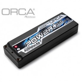 Orca OPL6075P Li-Po Batteri 2S 7,4V 6000mah 75C Power+ 4mm port