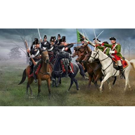 Revell 02453 Figurer Seven Years War Austrian Dragoons + Prussians Hussar