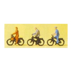 Preiser 80911 Cyklister, 3 st