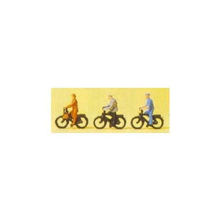 Preiser 80911 Cyklister, 3 st