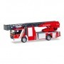 Herpa 093521 Mercedes-Benz Econic turnable ladder truck "Feuerwehr Landshut"