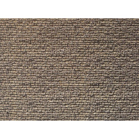 Faller 222565 Murplatta "Granit", mått 25,0 x 12,5 cm, papp