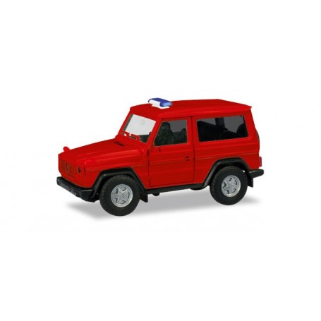 Herpa 013086 Herpa MiniKit: Mercedes-Benz G-Modell, red (unprinted / Warning light bar enclosed)
