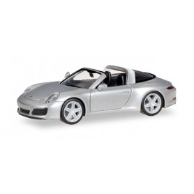 Herpa 038904 Porsche 911 Targa 4S, rhodium silver metallic