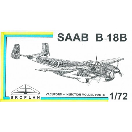 Broplan MS34 Flygplan SAAB B18B